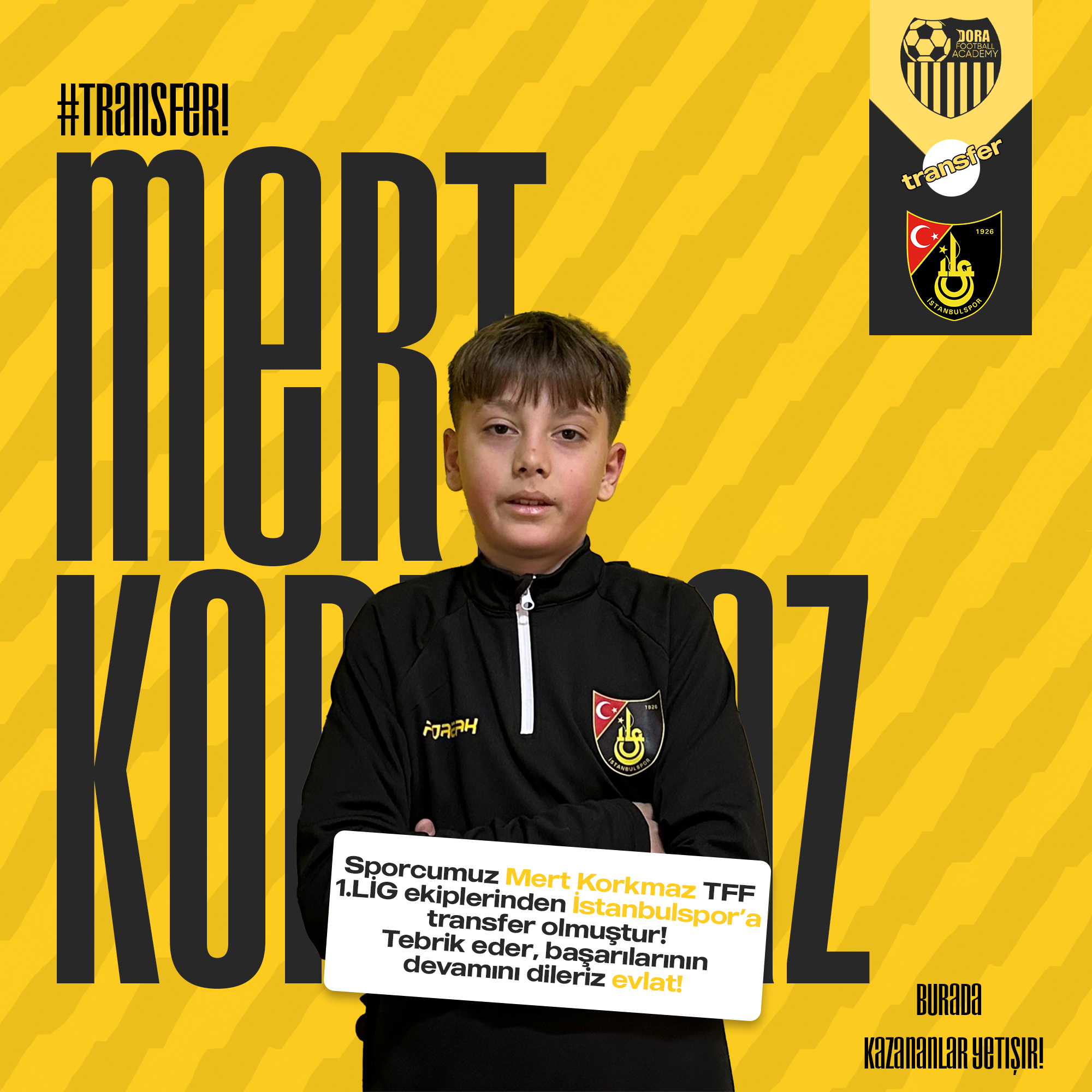 Sporcumuz Mert KORKMAZ'ın İstanbulspor'a Transferi